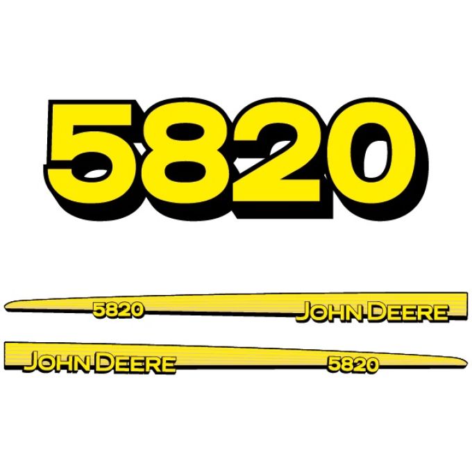 Stickerset John Deere 5820