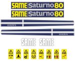 Stickerset Same Saturno 80