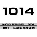 Typenschild Massey Ferguson 1014