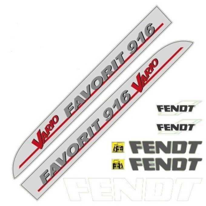 Stickerset Fendt 916 Favorit Vario -set