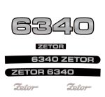 Stickerset Zetor 6340