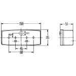 Hella Achterlamp links 158 x 64mm