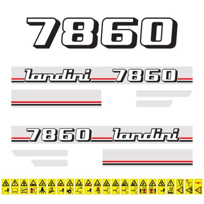 Stickerset Landini 7860