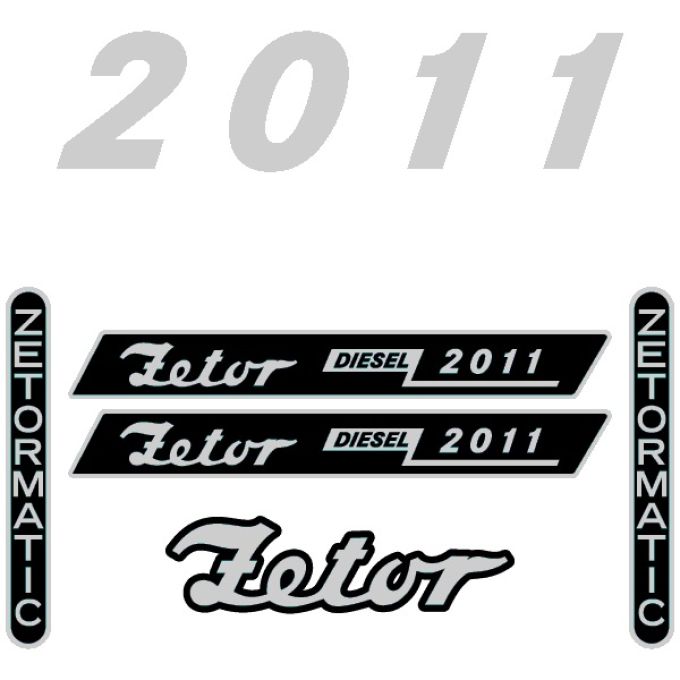 Stickerset Zetor 2011