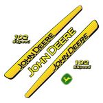 Stickerset John Deere 102 5Speed