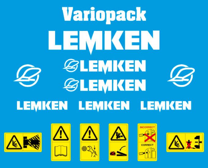 Stickerset Lemken Variopack