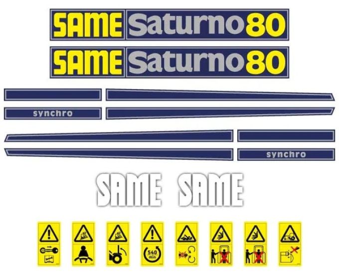 Stickerset Same Saturno 80