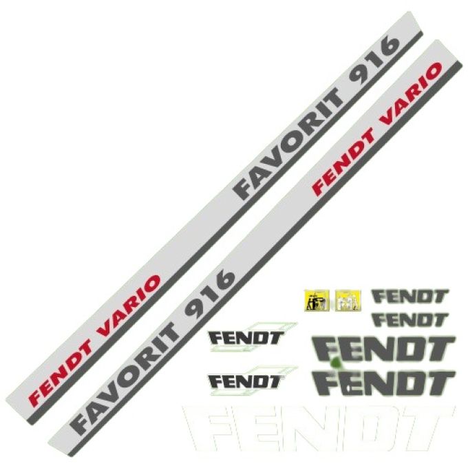 Stickerset Fendt 916 Favorit 97/02 -set