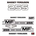 Stickerset Massey Ferguson 255