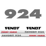 Typenschild Fendt Favorit 924 Vario (2001)