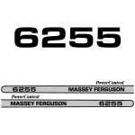 Typenschild Massey Ferguson 6255