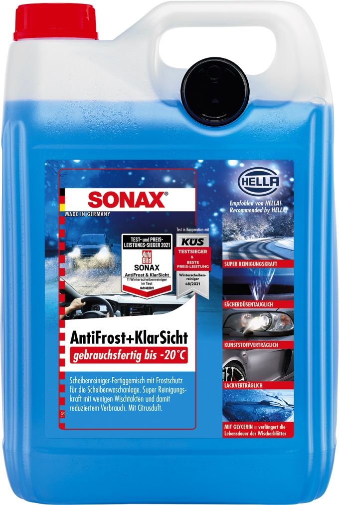 SONAX Ruitensproeier antivries 5liter