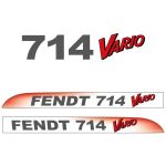 Typenschild Fendt 714 Vario