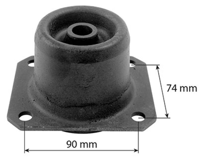 Kabinenlager 4 gts achter 75X90MM Ht 76MM