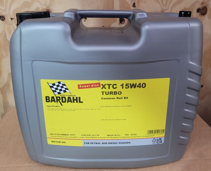 Bardahl motorolie 15W40 20 liter