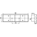 Hella Achterlicht rechts 465 x 134 x 54mm