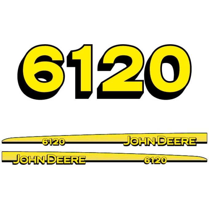 Typenschild "John Deere 6120"