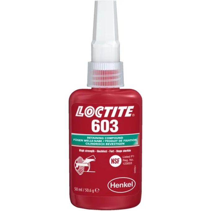 Loctite 603 Borgmiddel olietolerant 50ml