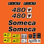 Stickerset Fiat 480 Someca