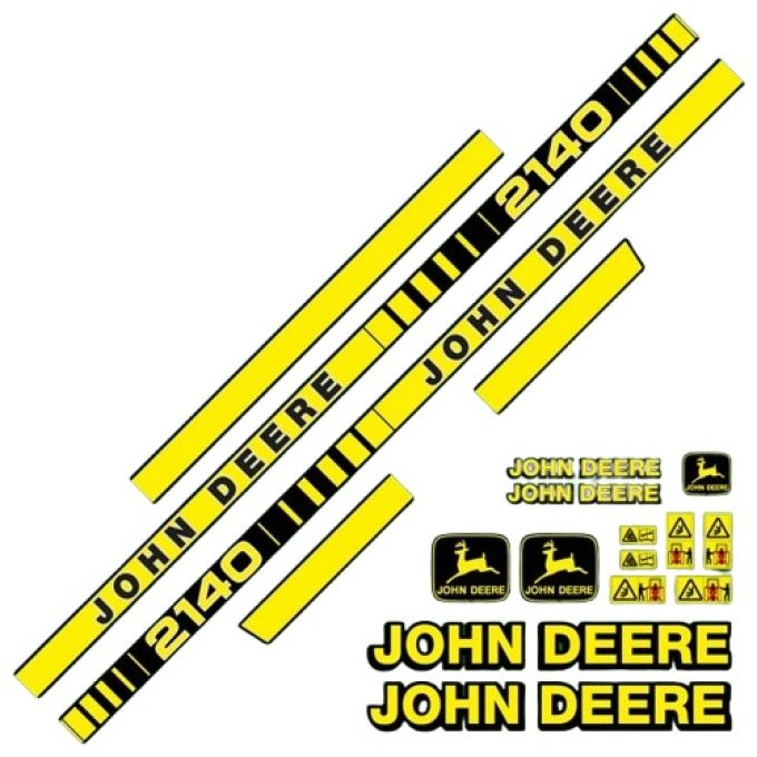 Stickerset John Deere 2140