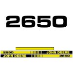 Typenschild John Deere 2650