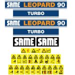 Typenschild SAME LEOPARD 90