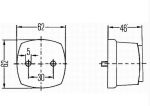 Hella Breedtelamp 62 x 62 x 46