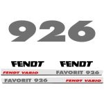 Typenschild Fendt Favorit 926 Vario (2001)