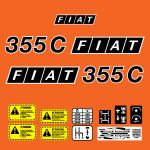 Stickerset Fiat 355 C