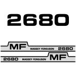 Typenschild Massey Ferguson 2680