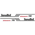 Typenschild Landini blizzard 75