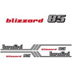 Kit autocollants latéraux Landini blizzard 85