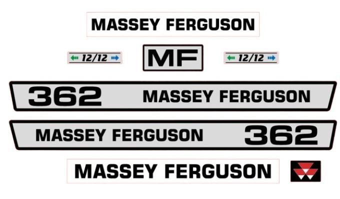 Stickerset Massey Ferguson 362